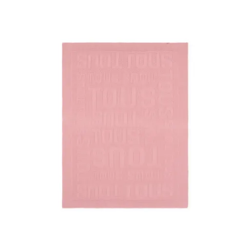 Manta de bebé Nilo logo rosa^TOUS Online