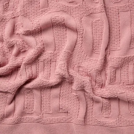 Manta de bebé Nilo logo rosa^TOUS Online