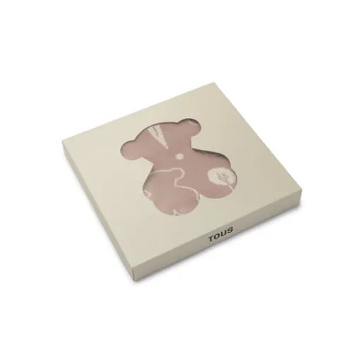 Manta de bebé reversible Nilo osos rosa^TOUS Clearance