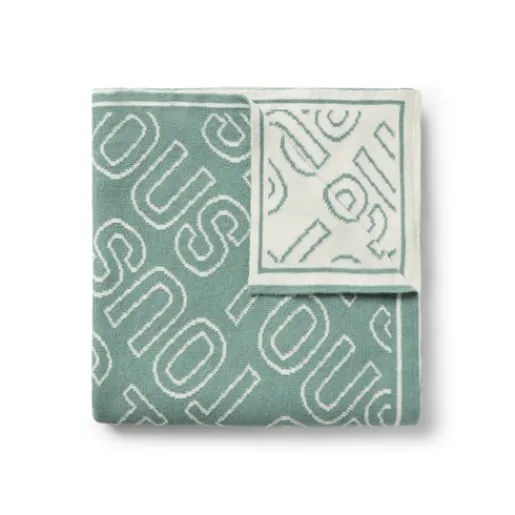 Manta de bebé reversible Nilo logo bruma^TOUS Online
