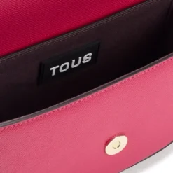 Mini bandolera medialuna fucsia Brenda^TOUS Online