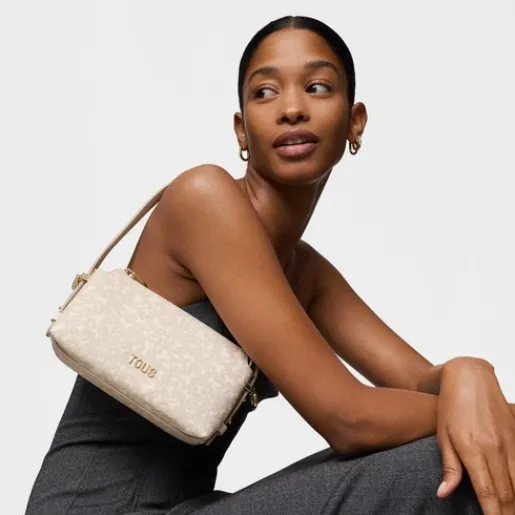 Minibolso beige Kaos Mini Lines^TOUS Online