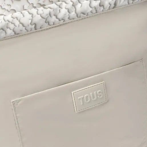 Mochila blanca Kaos Mini Puffy Soft^TOUS Online