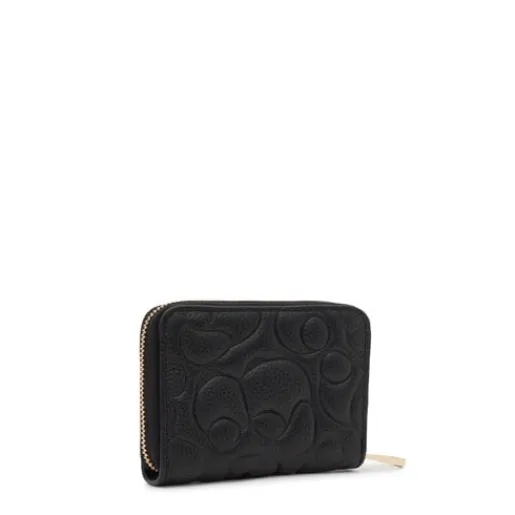 Monedero de piel negra Greta^TOUS Hot