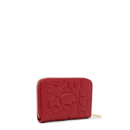 Monedero de piel roja Greta^TOUS New