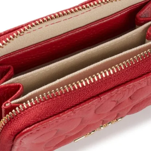 Monedero de piel roja Greta^TOUS New
