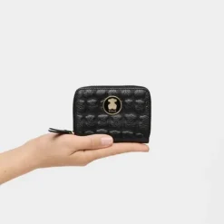Monedero Mediano Sherton de Piel en color Negro^TOUS Hot
