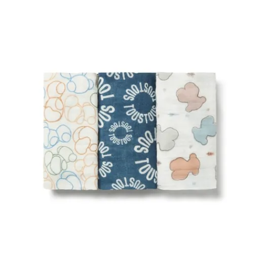 Muselina pack de 3 MMuse azul^TOUS Best