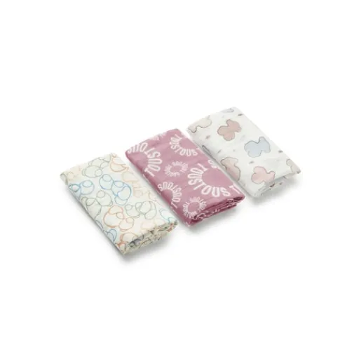 Muselina pack de 3 MMuse rosa^TOUS Online