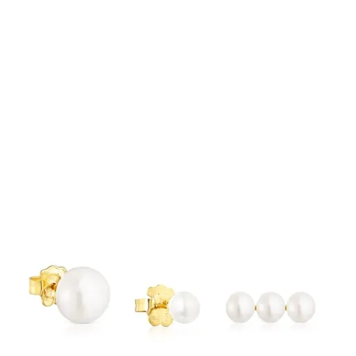 Pack de Pendientes de perlas Gloss^TOUS Discount