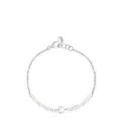 Pack de pulseras de plata y perlas cultivadas, corazón y oso Mini Icons^TOUS Hot