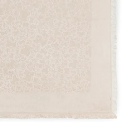 Pañuelo Kaos Mini Jacquard beige^TOUS New