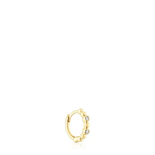 Pendiente aro con bolas de y diamantes Les Classiques^TOUS Best