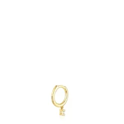 Pendiente aro de oro y diamante Basics^TOUS Online