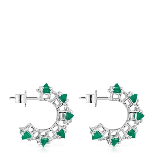 Pendientes aro grandes de y calcedonia Color Pills^TOUS Best
