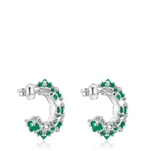 Pendientes aro grandes de y calcedonia Color Pills^TOUS Best