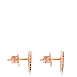 Pendientes Camille con baño de oro rosa 18 kt sobre plata y espinela Camille^TOUS Best