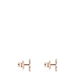 Pendientes con baño de oro rosa 18 kt sobre plata Sweet Dolls^TOUS Outlet