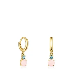 Pendientes cortos de con ópalo y topacio Mini Ivette^TOUS Outlet