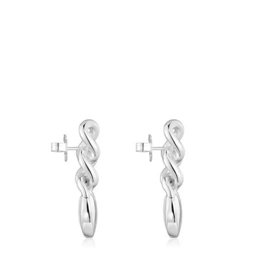 Pendientes cortos de corazón Bold Motif^TOUS