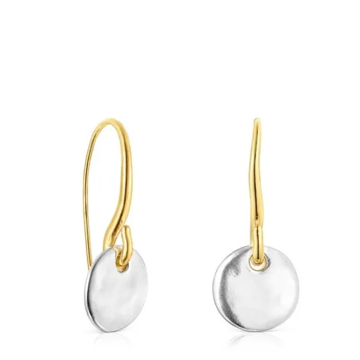 Pendientes cortos luna bicolor Luah^TOUS Outlet