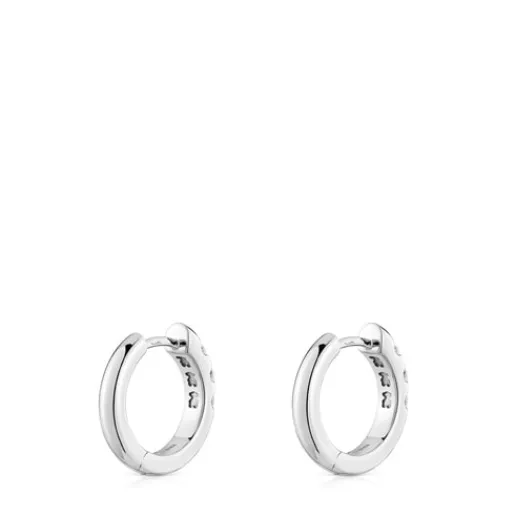 Pendientes de aro de platino con diamantes creados en laboratorio Les Classiques LGD^TOUS Best
