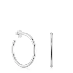 Pendientes de aro largos de 27 mm Basics^TOUS Online