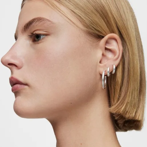 Pendientes de aro largos de 24 mm Basicos^TOUS Outlet