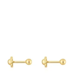 Pendientes de oro 3 mm Basics^TOUS Online