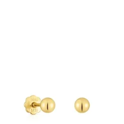 Pendientes de oro 4 mm Basics^TOUS Best