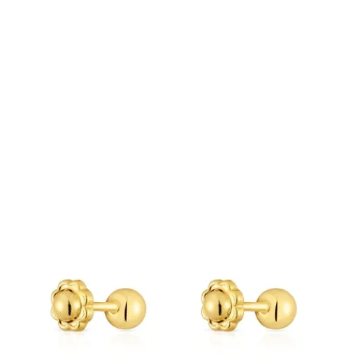 Pendientes de oro 4 mm Basics^TOUS Best