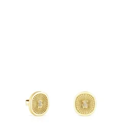 Pendientes de con diamantes 0,02 ct Oursin^TOUS