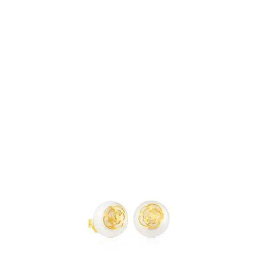 Pendientes de oro Rosa d'Abril^TOUS