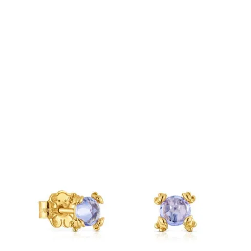 Pendientes de oro y tanzanita Color Pills^TOUS