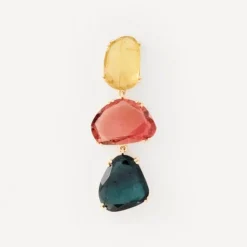Pendientes de oro y turmalina ATELIER UNIQUE PIECES^TOUS Clearance