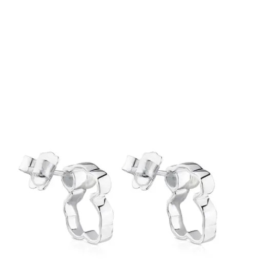 Pendientes de plata con perla cultivada 1,4cm Silueta^TOUS Sale