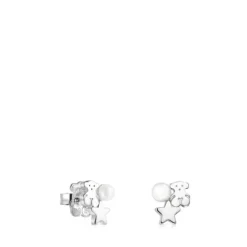 Pendientes de plata con perla Nocturne^TOUS Outlet