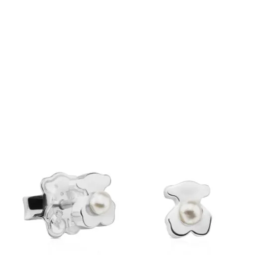 Pendientes de con perlas motivo oso Super Power^TOUS Hot
