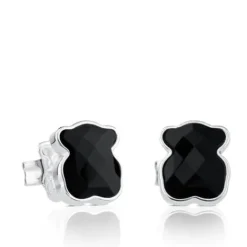 Pendientes de plata y ónix facetado Color^TOUS Outlet