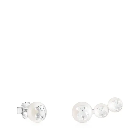 Pendientes de plata y perlas Icon Pearl^TOUS Sale