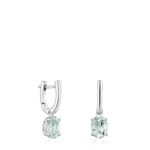 Pendientes de y prasiolita Basic Colors^TOUS