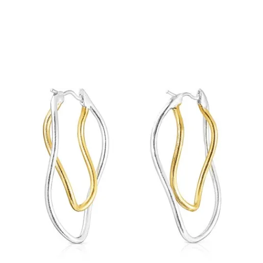 Pendientes elipses bicolor Hav^TOUS Hot