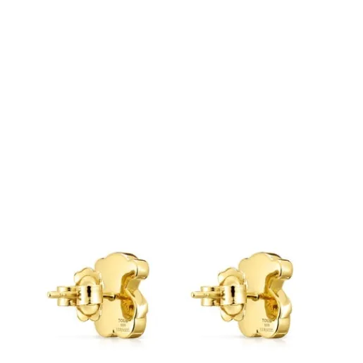 Pendientes oso con baño de oro 18 kt sobre plata Sweet Dolls^TOUS Hot