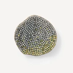 Pendientes pequeños ATELIER Nenufar de oro y diamantes amarillos^TOUS Clearance