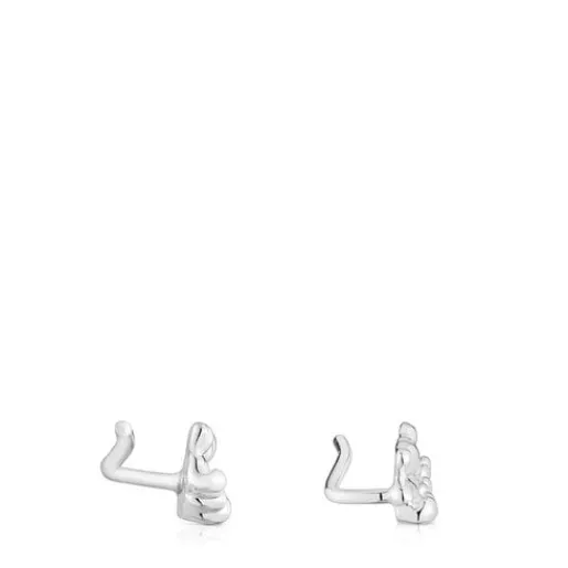 Pendientes trepadores osos de plata Bold Bear^TOUS Discount