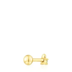 Piercing de acero IP dorado bola y peridoto New Motif^TOUS Hot