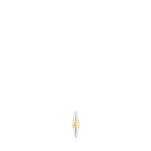 Piercing de acero y acero IP dorado Lure^TOUS Best