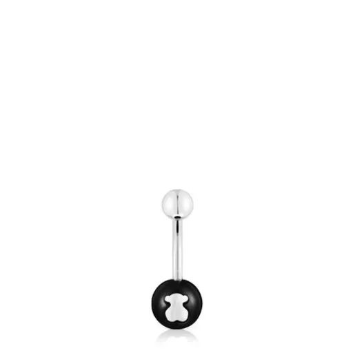 Piercing de ombligo de y ónix Icon Glass^TOUS