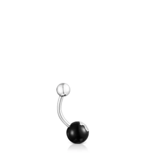 Piercing de ombligo de y ónix Icon Glass^TOUS