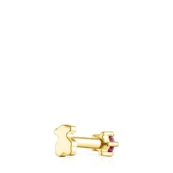 Piercing de oreja de oro con rodolita Cool Joy^TOUS New